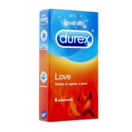 Préservatifs Durex LOVE x 6