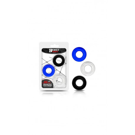 Set de 3 mini Cockrings - Beast Rings