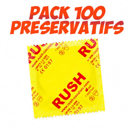Pack 100 Préservatifs RUSH