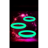 Set de 3 anneaux silicone Phosphorescents