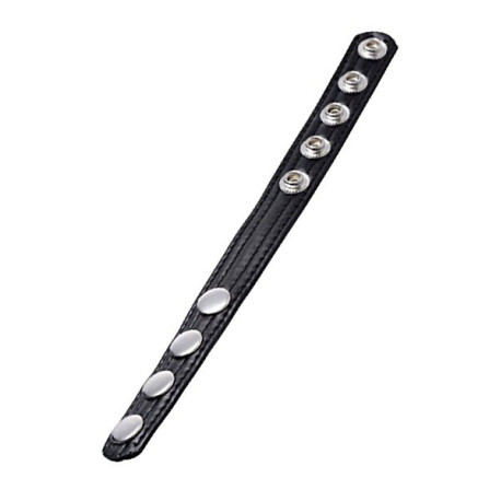 Cock Strap Simili-Cuir 5 pressions (5P/4P)