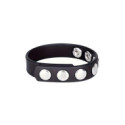 Cock Strap Simili-Cuir 7 pressions (7P/2P)
