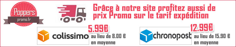 Popper-promo Promotion sur les frais de port